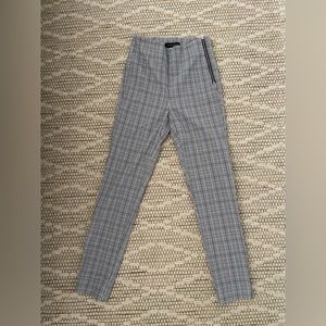 Dynamite Grey Plaid Dress Pant/Legging